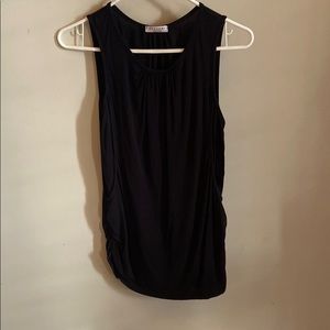 Black tank small nursing top.
